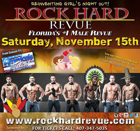 Get Ready for an Amazing Evening with the Rock Hard Male Revue at GILT Nightclub!