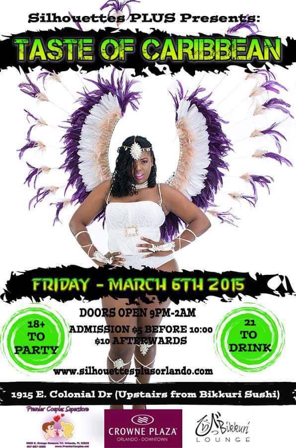 Get Ready For The Sexy BBW/BHM Silhouettes PLUS Taste Of Caribbean Party!