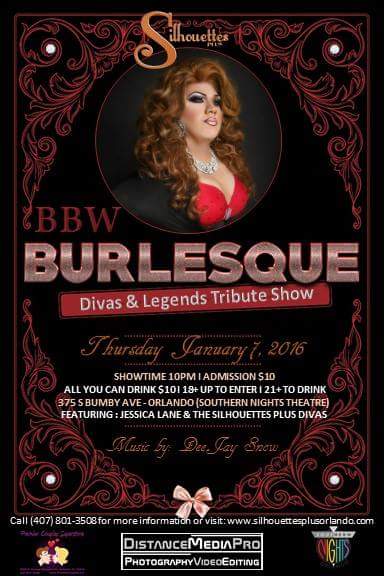 Silhouettes Plus Size ” Divas and Legends Tribute Show”
